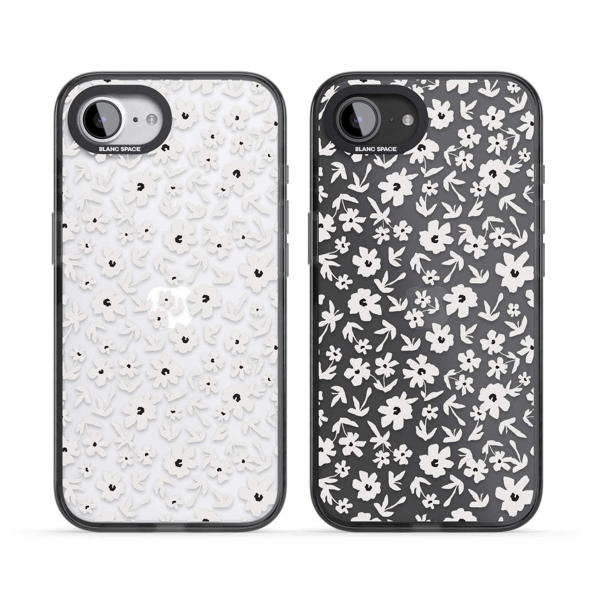 Floral Print on Transparent