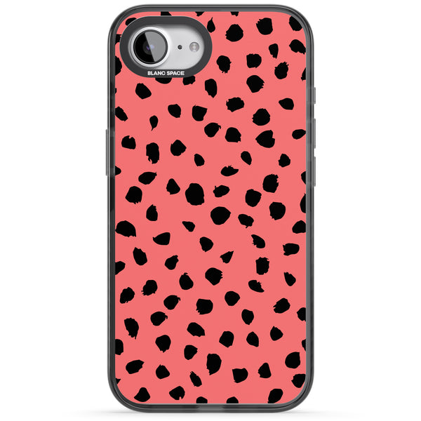 Black Dalmatian Spots On Coral