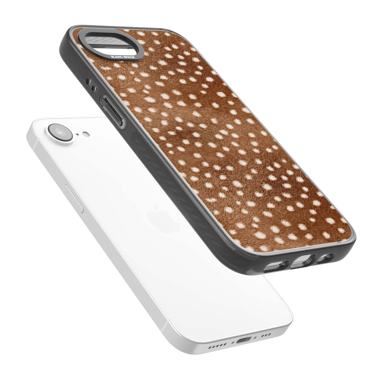 Deer Print animals iPhone case | Black Impact case for iPhone 16e, iPhone 17e