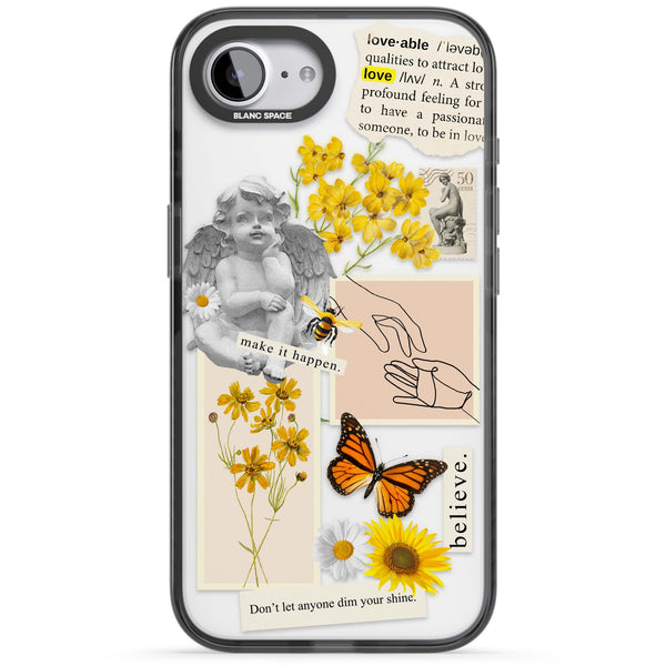 Yellow Wildflower Collage