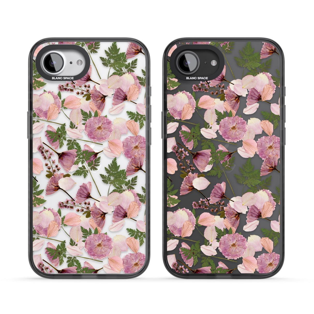 Leafy Floral Pattern Transparent Design