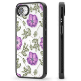 Purple Blossoms Transparent Floral