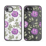 Purple Blossoms Transparent Floral