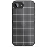 Simplistic Large Grid Pattern White (Transparent)