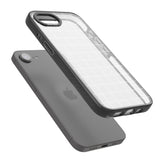Simplistic Large Grid Pattern White (Transparent)
