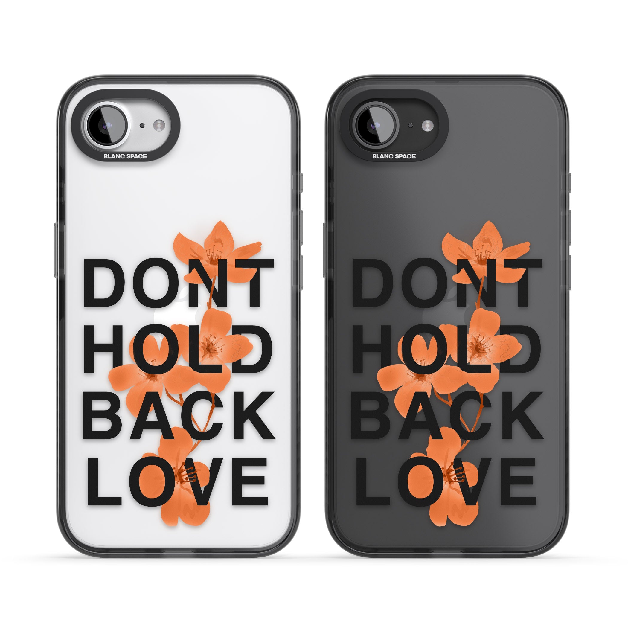 Don'T Hold Back Love Orange & Black