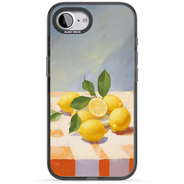 Lemons on Checkered Cloth