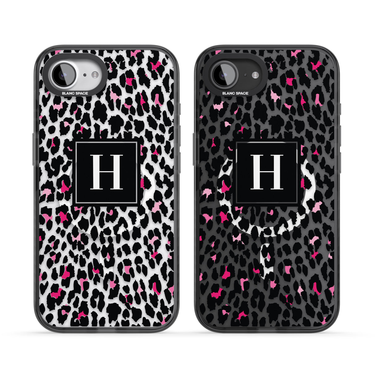 Personalised Pink Monogram Leopard Spots