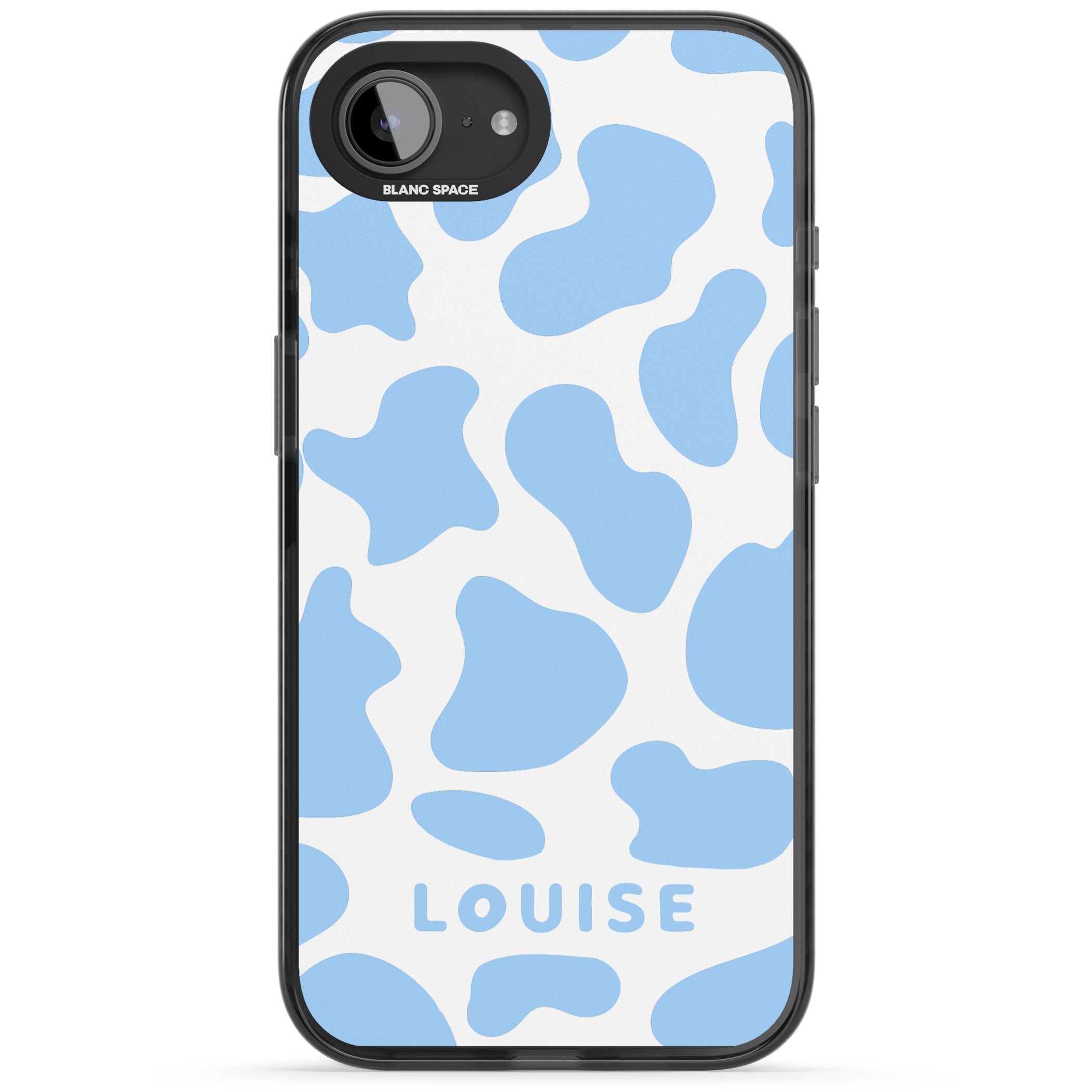 Personalised Personalised Blue And White Cow Print