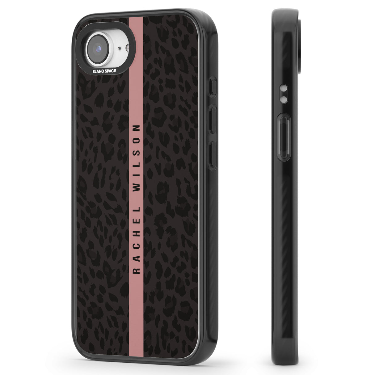 Personalised Pink Stripe Leopard Pattern
