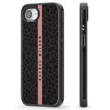 Personalised Pink Stripe Leopard Pattern