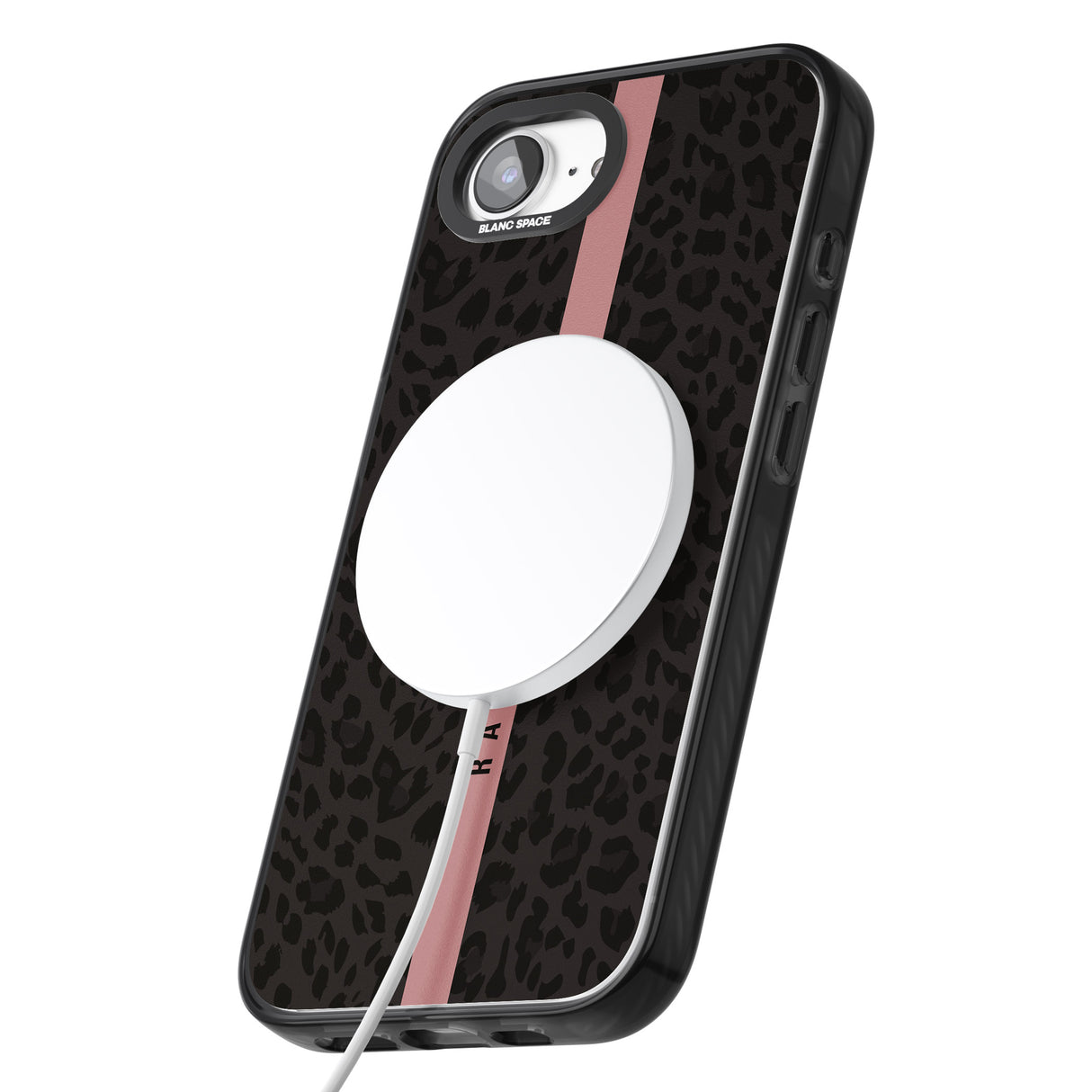 Personalised Pink Stripe Leopard Pattern