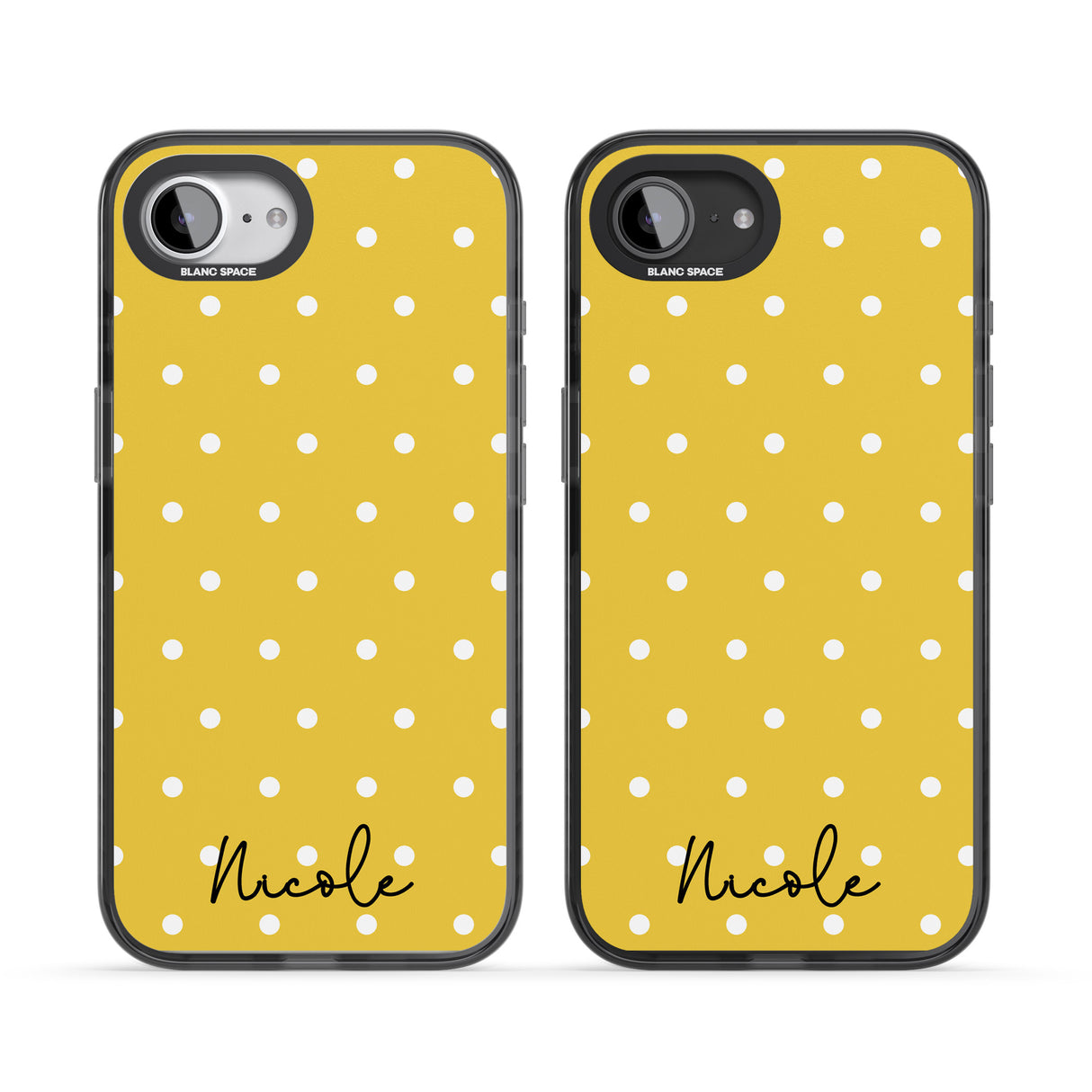 Personalised Yellow Polka Dot