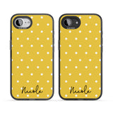 Personalised Yellow Polka Dot