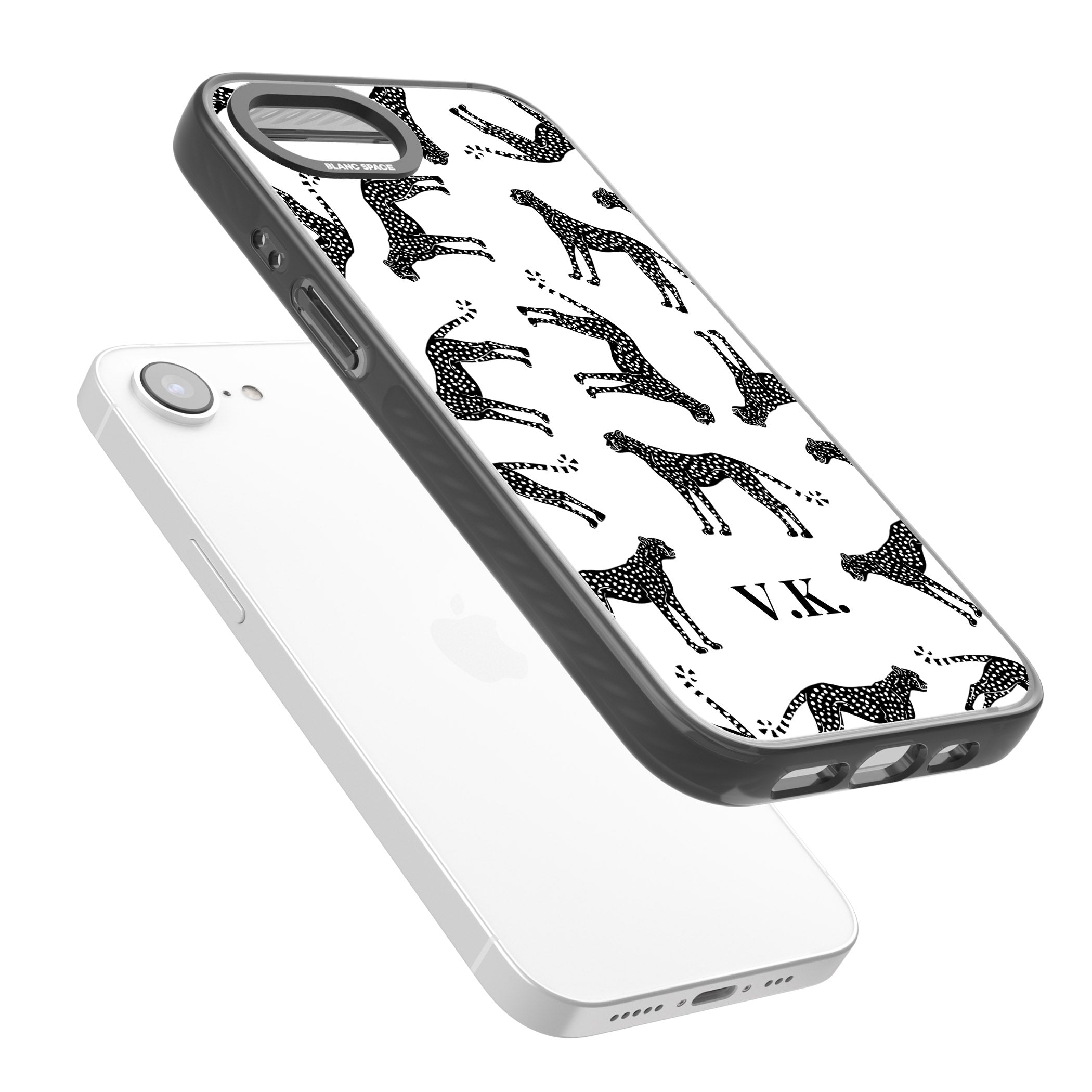 Personalised Black & White Cheetah Pattern