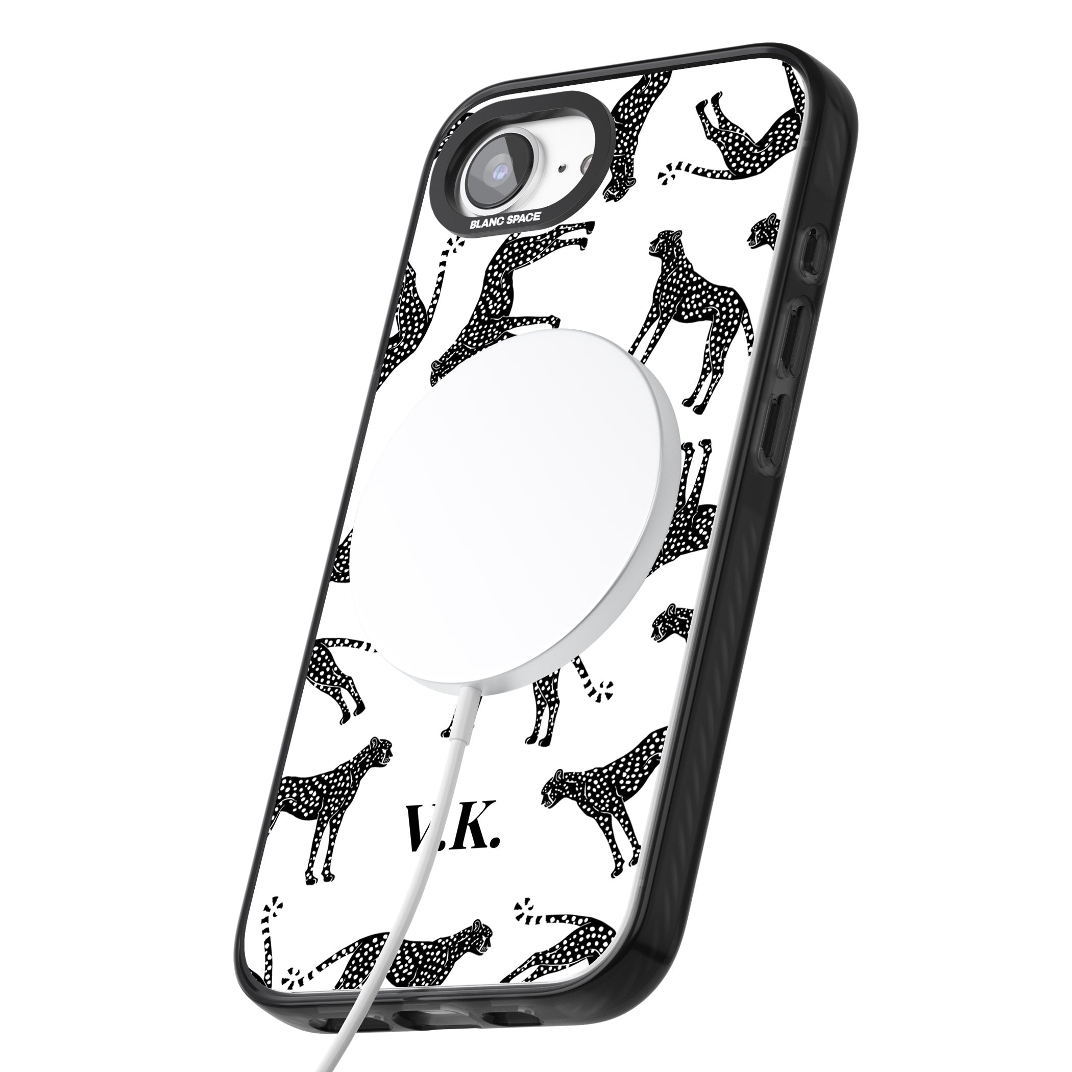 Personalised Black & White Cheetah Pattern