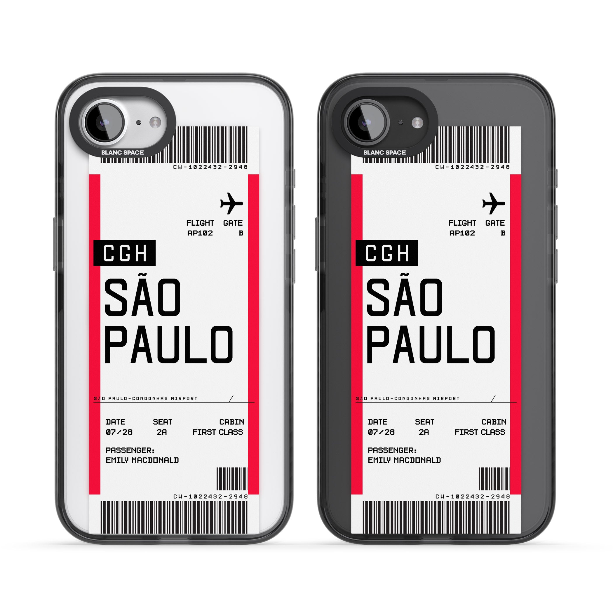 Personalised São Paulo Boarding Pass