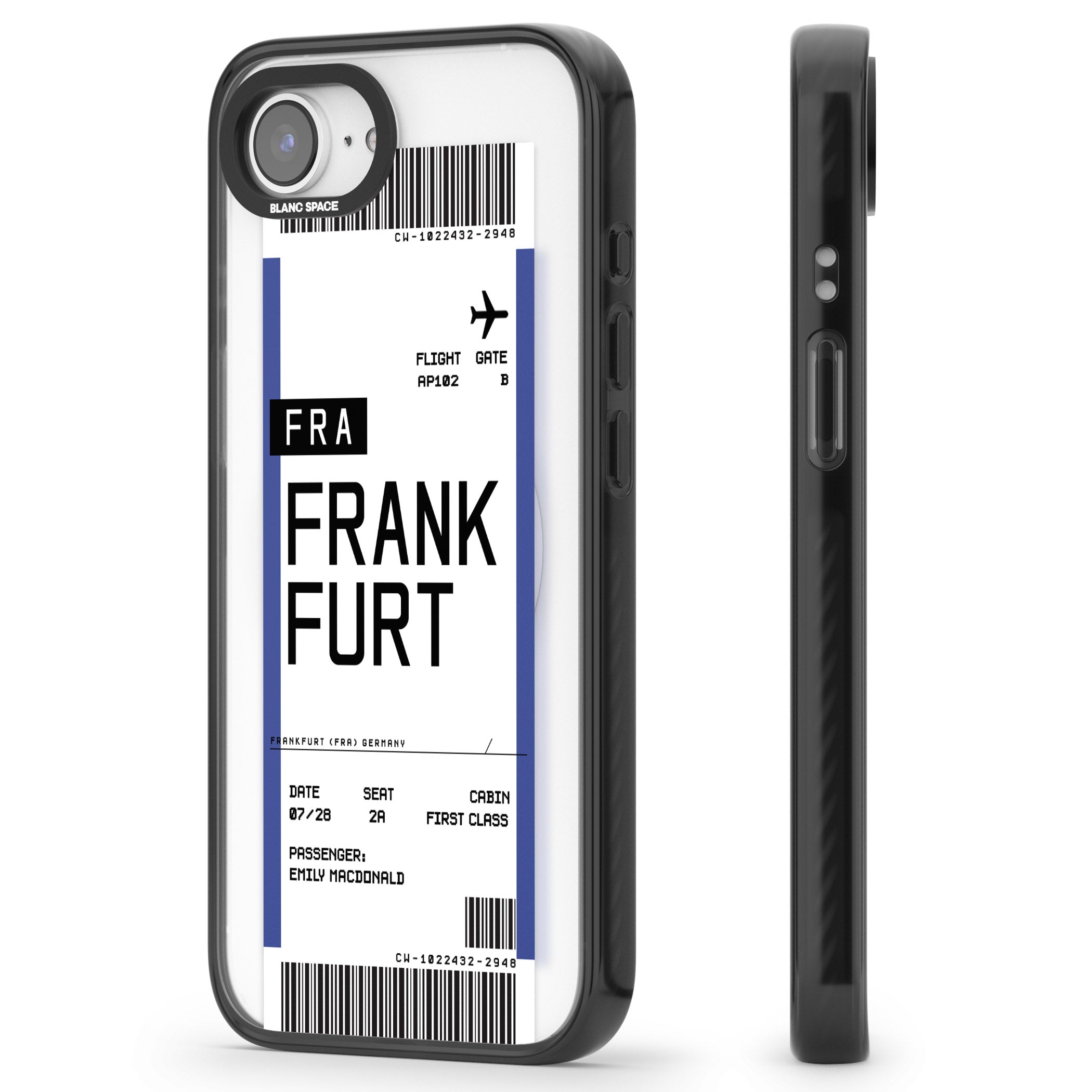 Personalised Frankfurt Boarding Pass