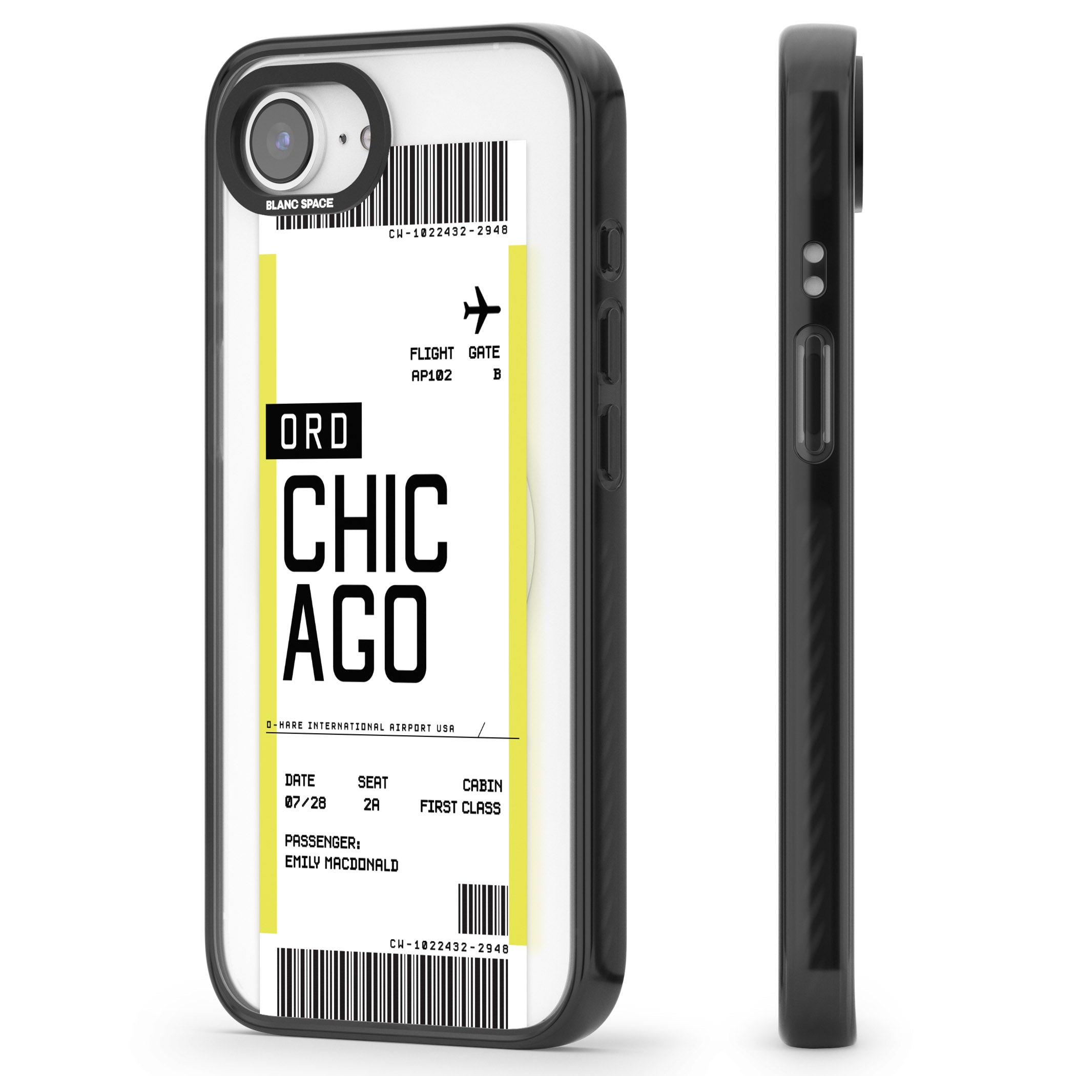 Personalised Chicago Boarding Pass
