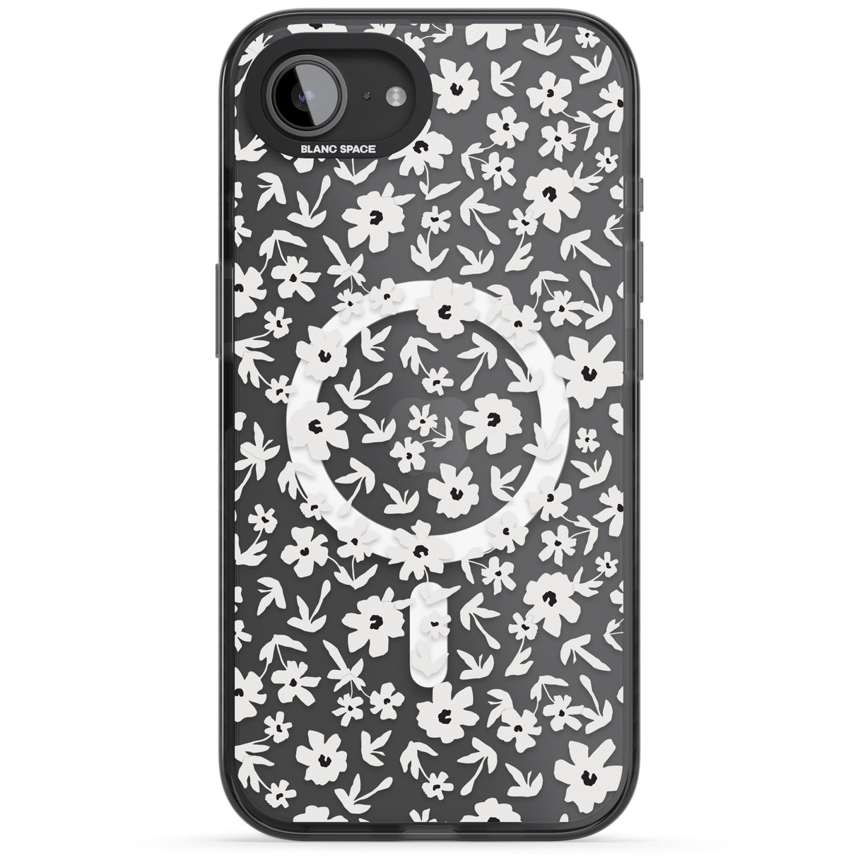 Floral Print on Transparent