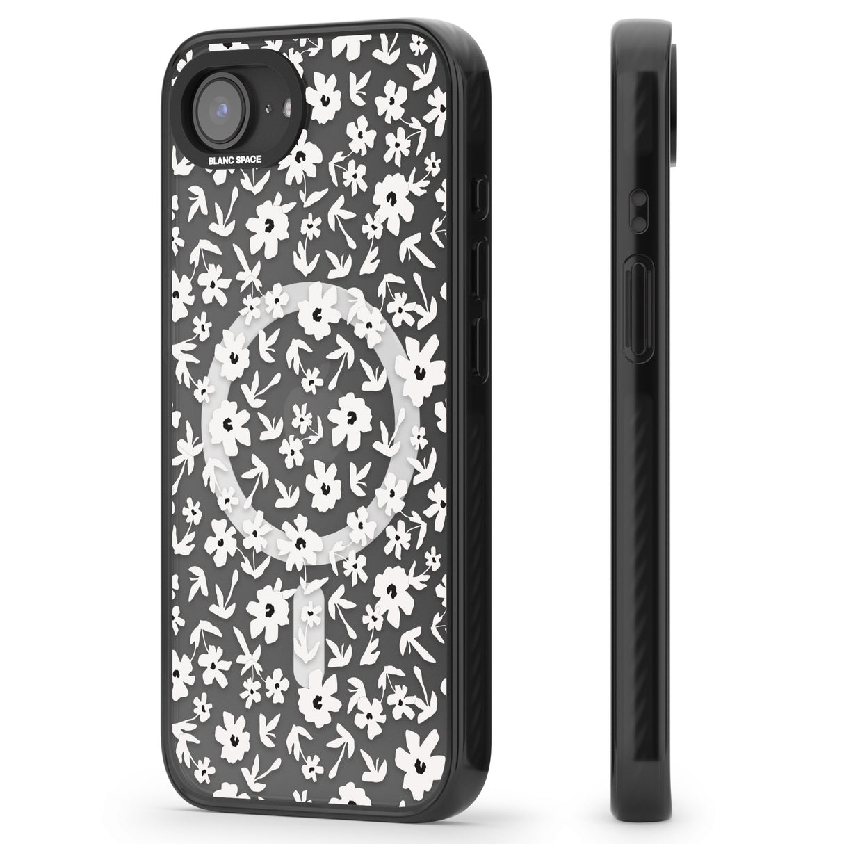 Floral Print on Transparent