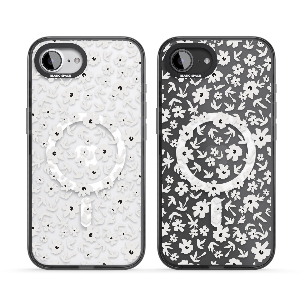 Floral Print on Transparent
