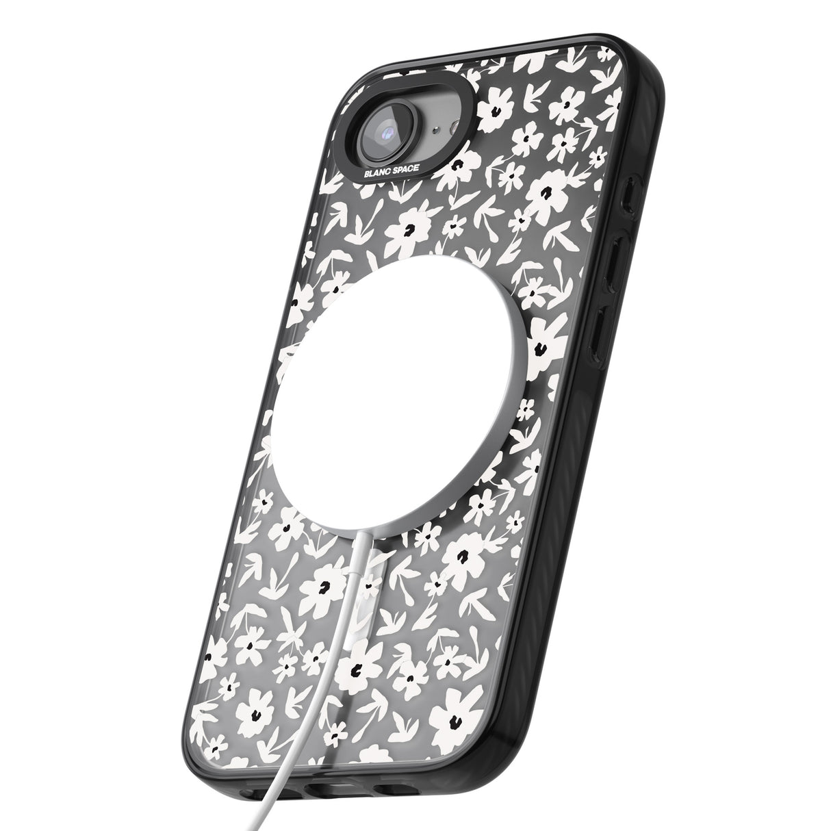 Floral Print on Transparent