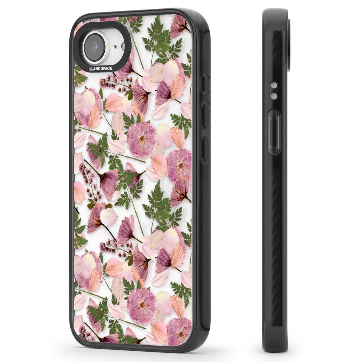 Leafy Floral Pattern Transparent Design