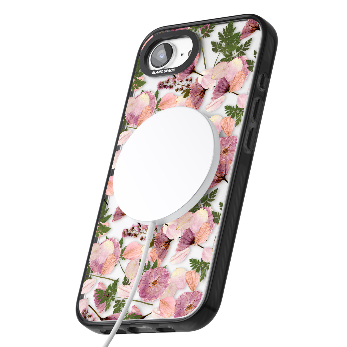 Leafy Floral Pattern Transparent Design