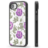 Purple Blossoms Transparent Floral