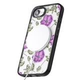 Purple Blossoms Transparent Floral