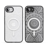 White Henna Flower Wheel