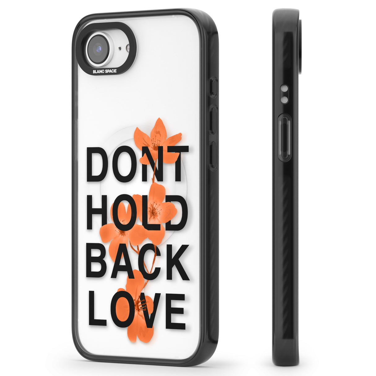 Don't Hold Back Love - Orange & Black