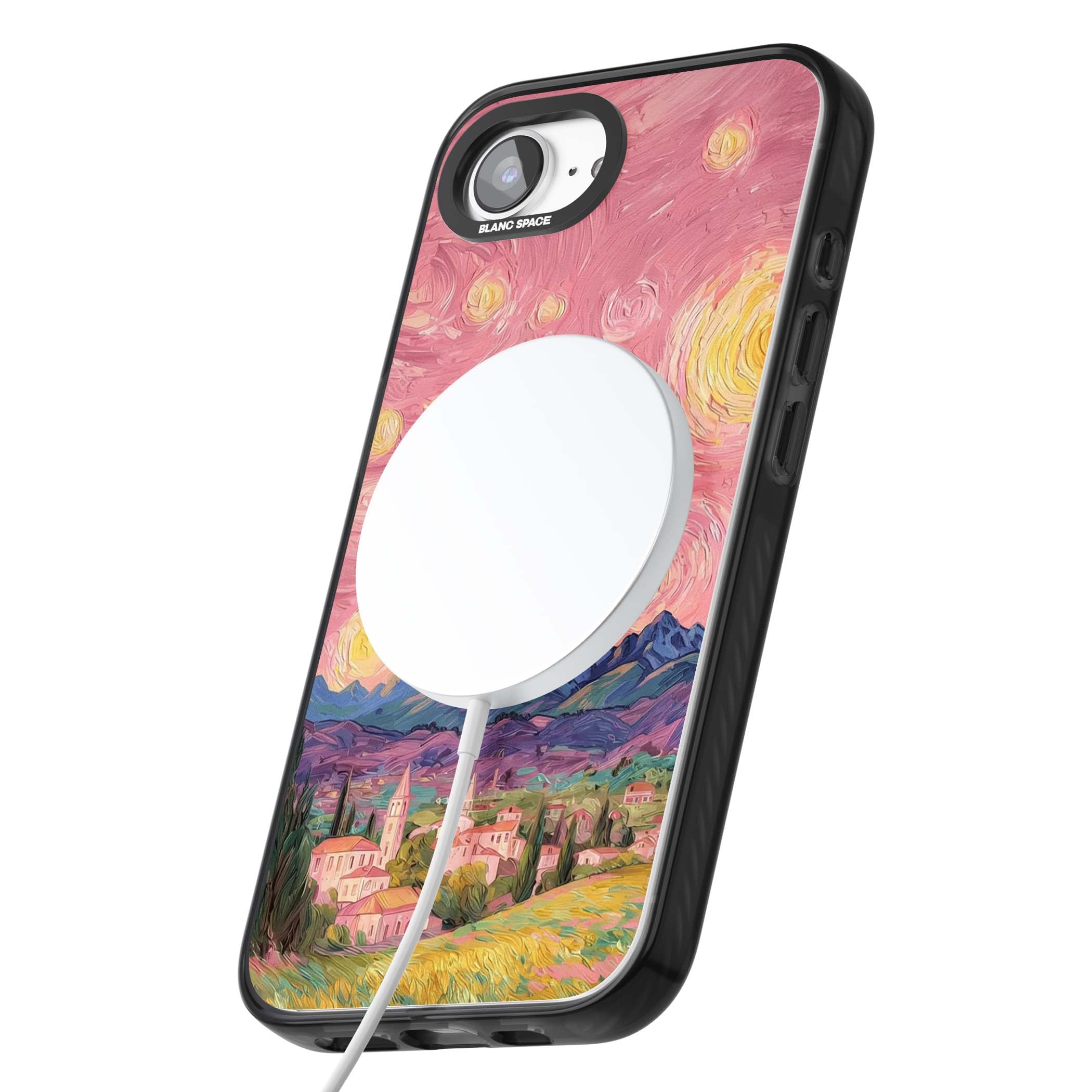 The Starry Sunset for her iPhone case | Black Impact Magsafe case for iPhone 16e, iPhone 17e