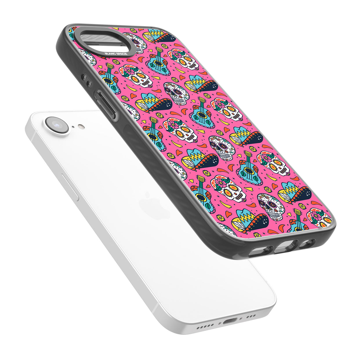 Pink Day of The Dead Pattern