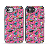 Pink Day of The Dead Pattern