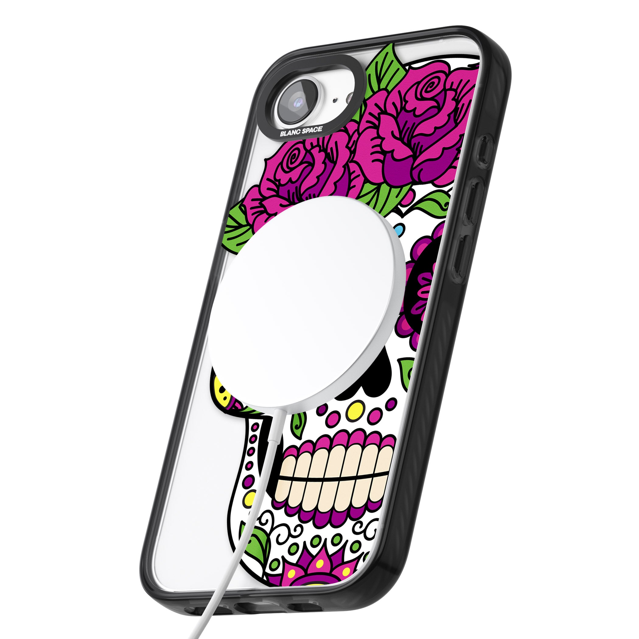 Purple Floral Sugar Skull