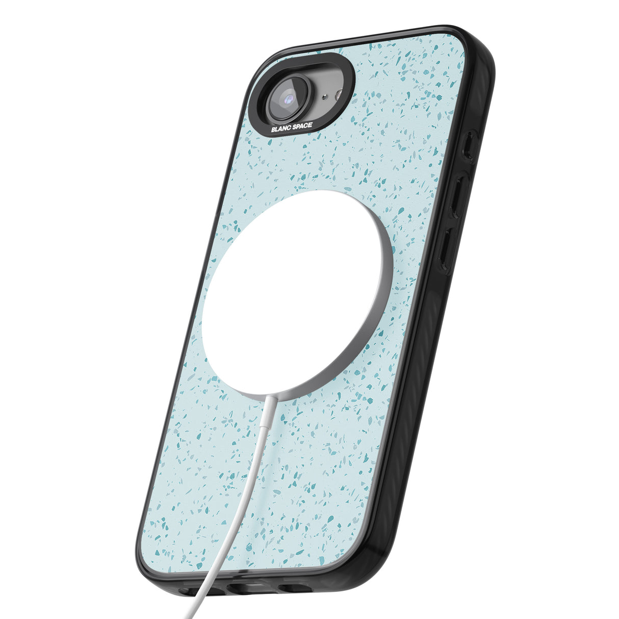 Light Blue Terrazzo Pattern