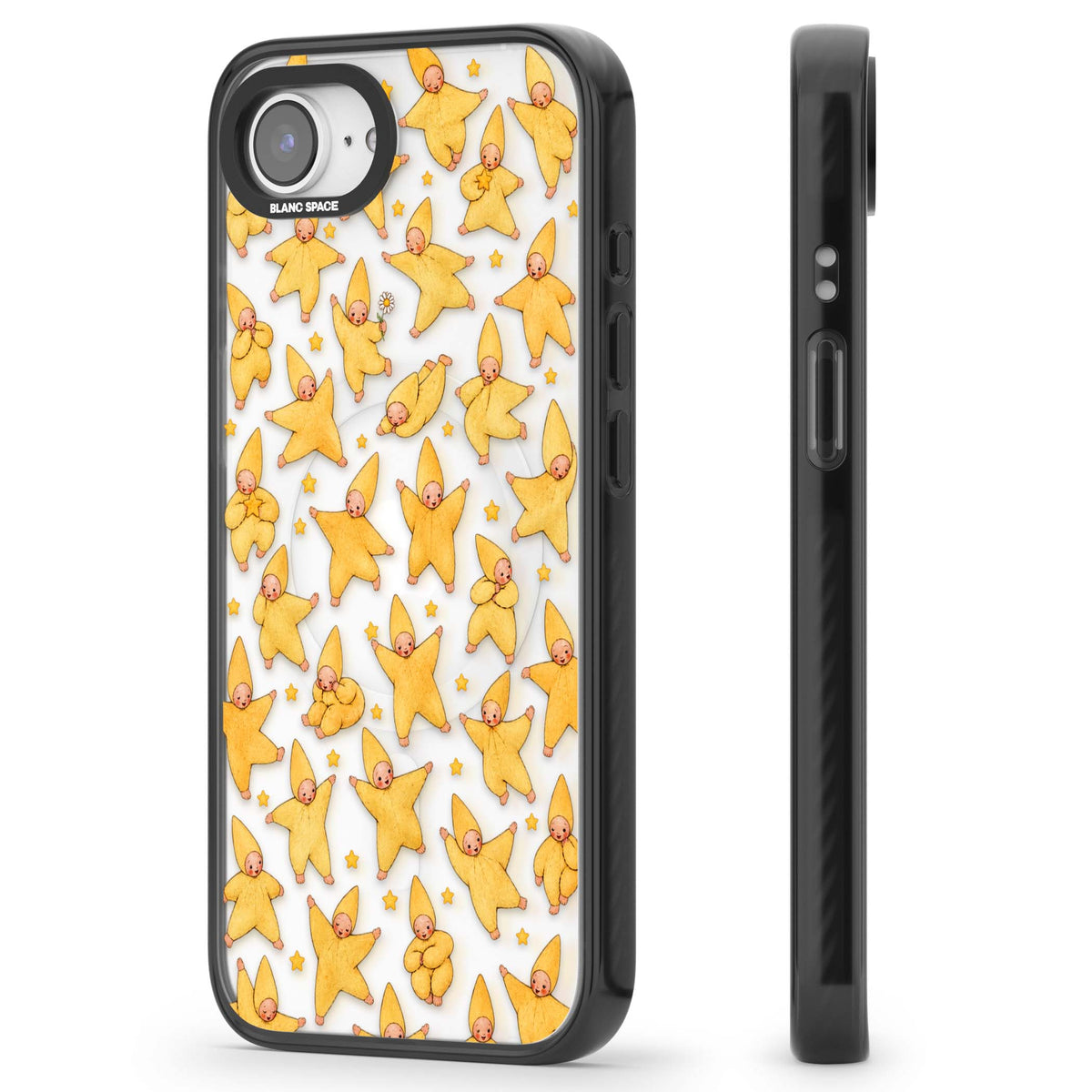 Dancing Star Babies for her iPhone case | Black Impact Magsafe case for iPhone 16e, iPhone 17e