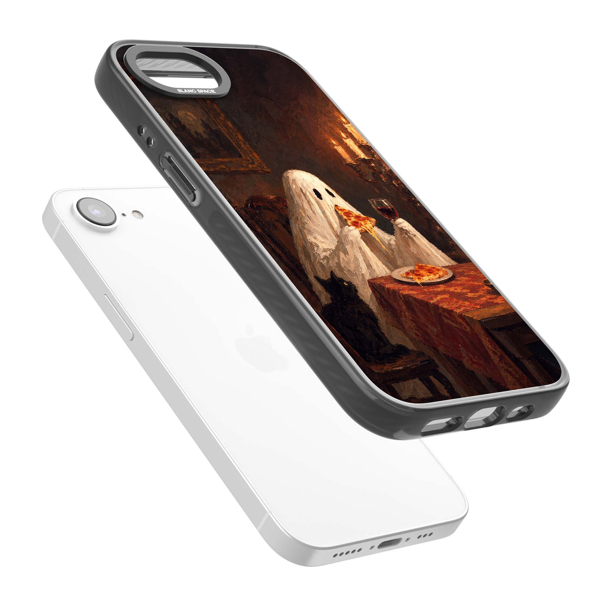 Lonely Night In art iPhone case | Black Impact case for iPhone 16e, iPhone 17e