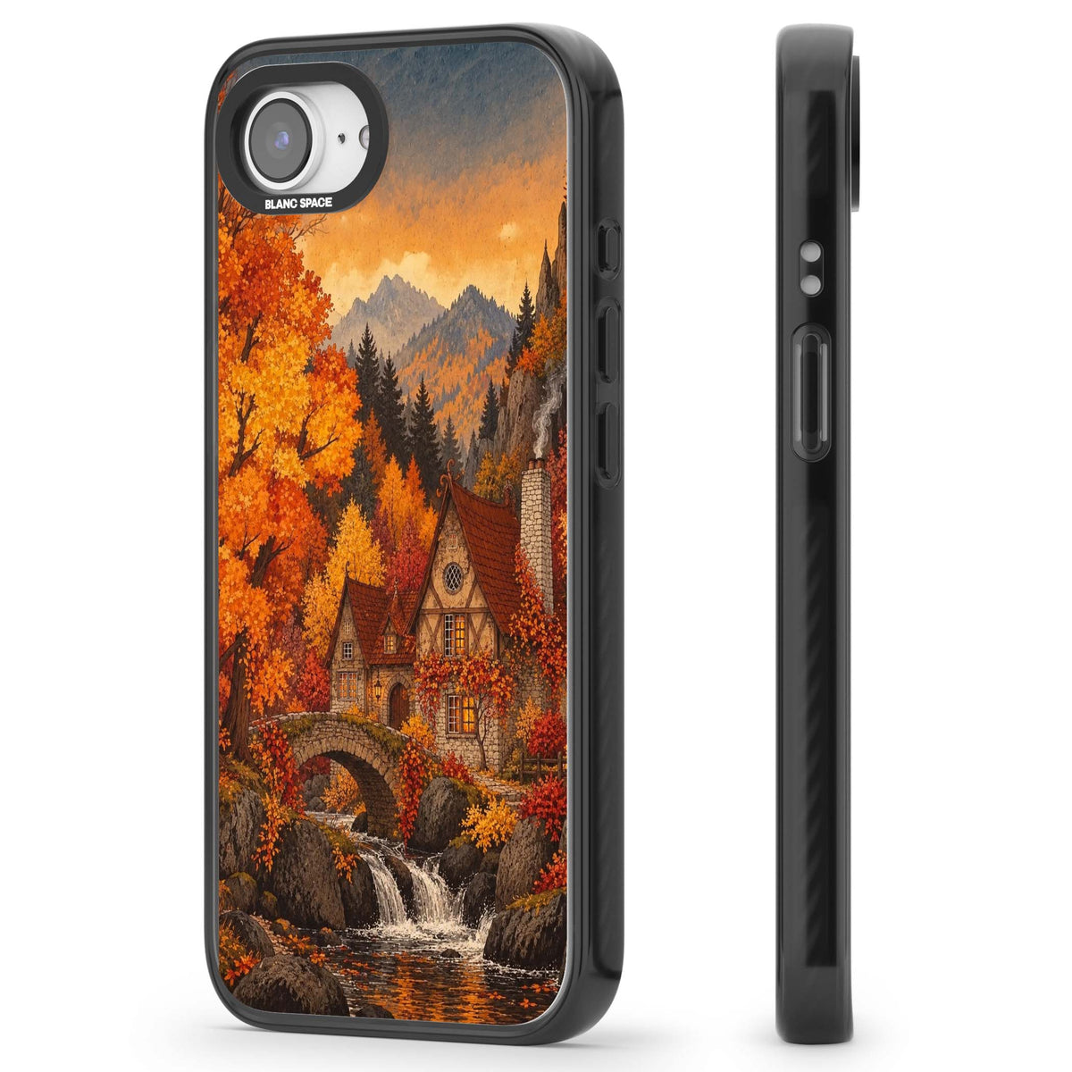 Auburn Cottage iPhone case | Black Impact case for iPhone 16e, iPhone 17e