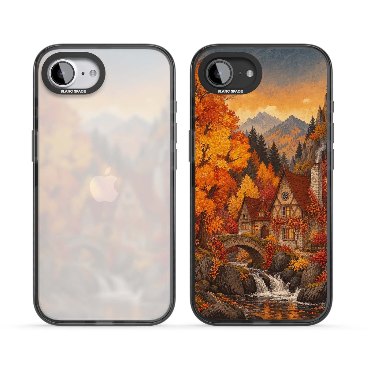 Auburn Cottage iPhone case | Black Impact case for iPhone 16e, iPhone 17e