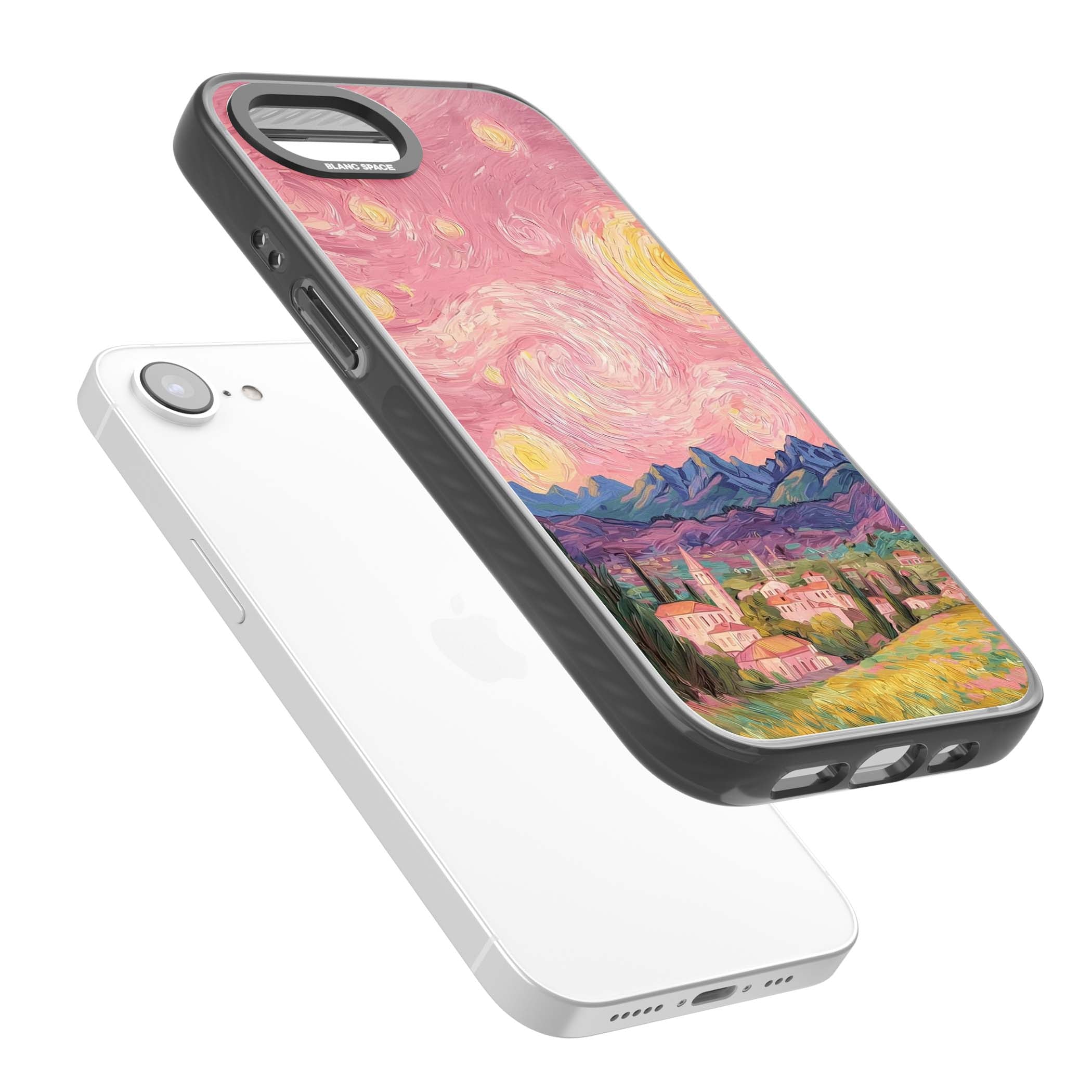 The Starry Sunset for her iPhone case | Black Impact case for iPhone 16e, iPhone 17e