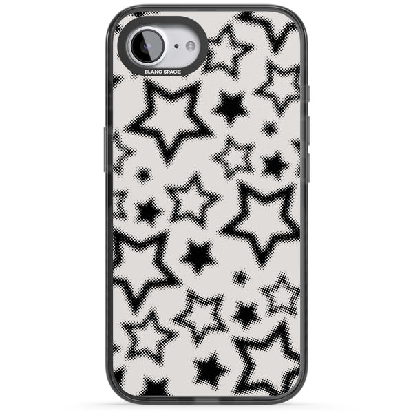 Black Halftone Stars
