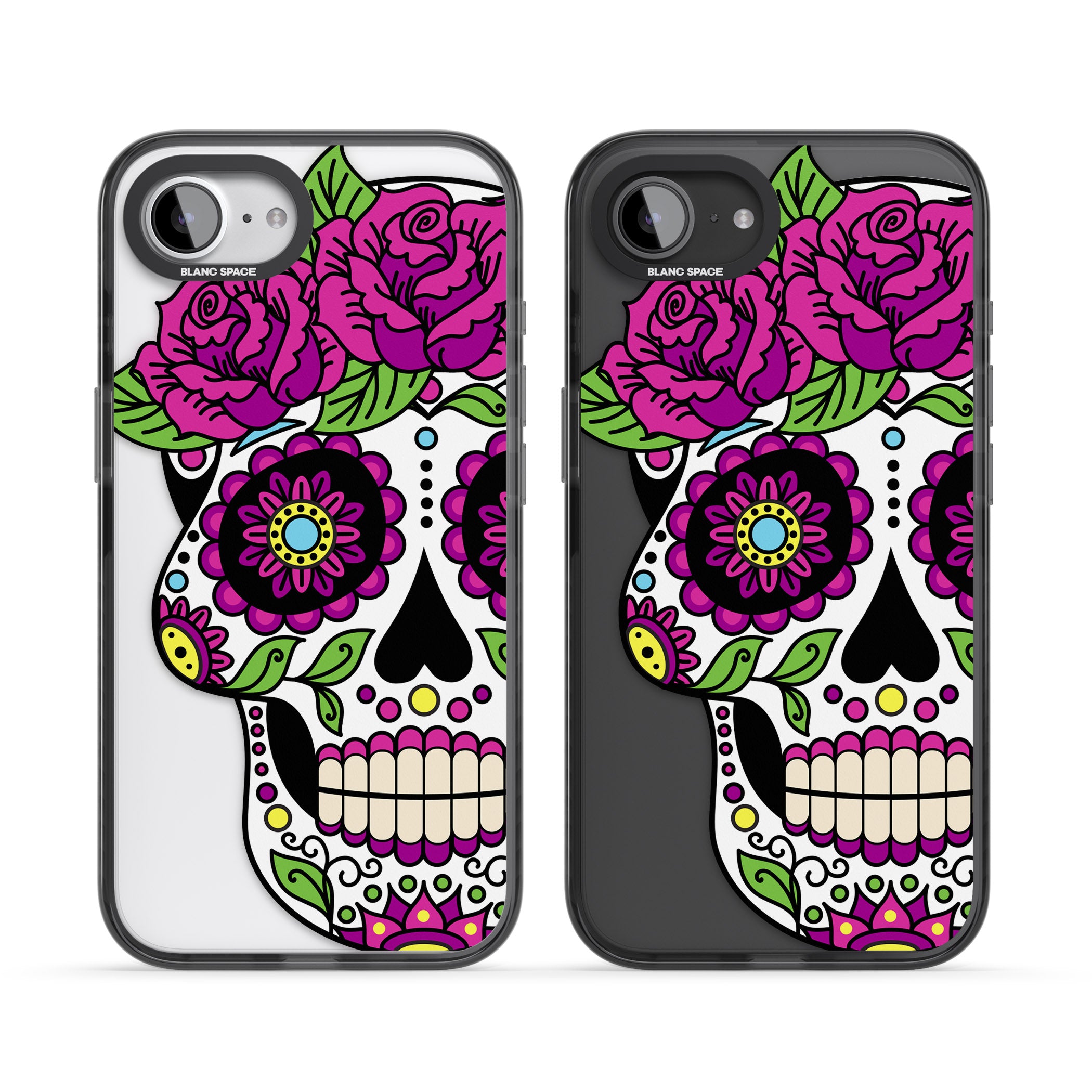 Purple Floral Sugar Skull