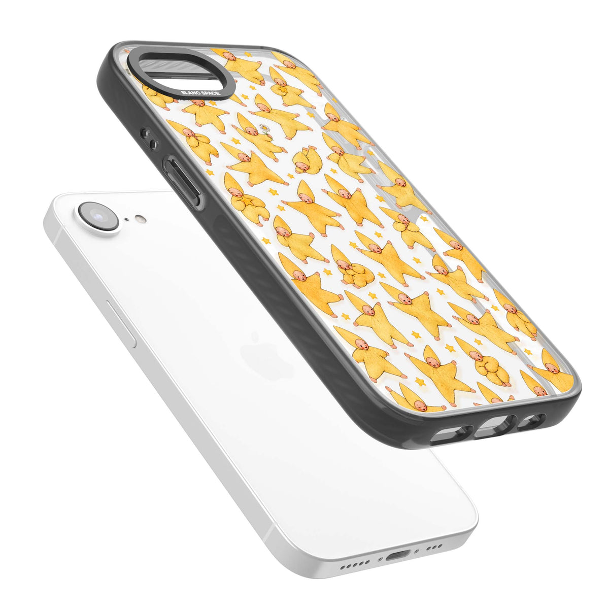 Dancing Star Babies for her iPhone case | Black Impact case for iPhone 16e, iPhone 17e