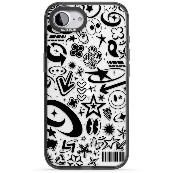 Black Y2K Pattern