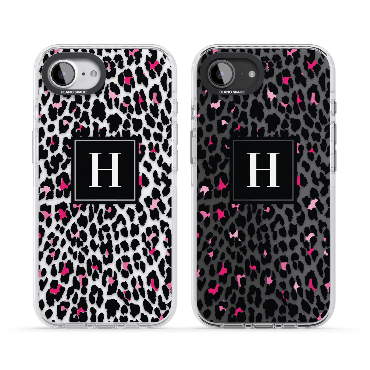 Personalised Pink Monogram Leopard Spots