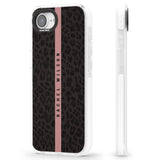 Personalised Pink Stripe Leopard Pattern