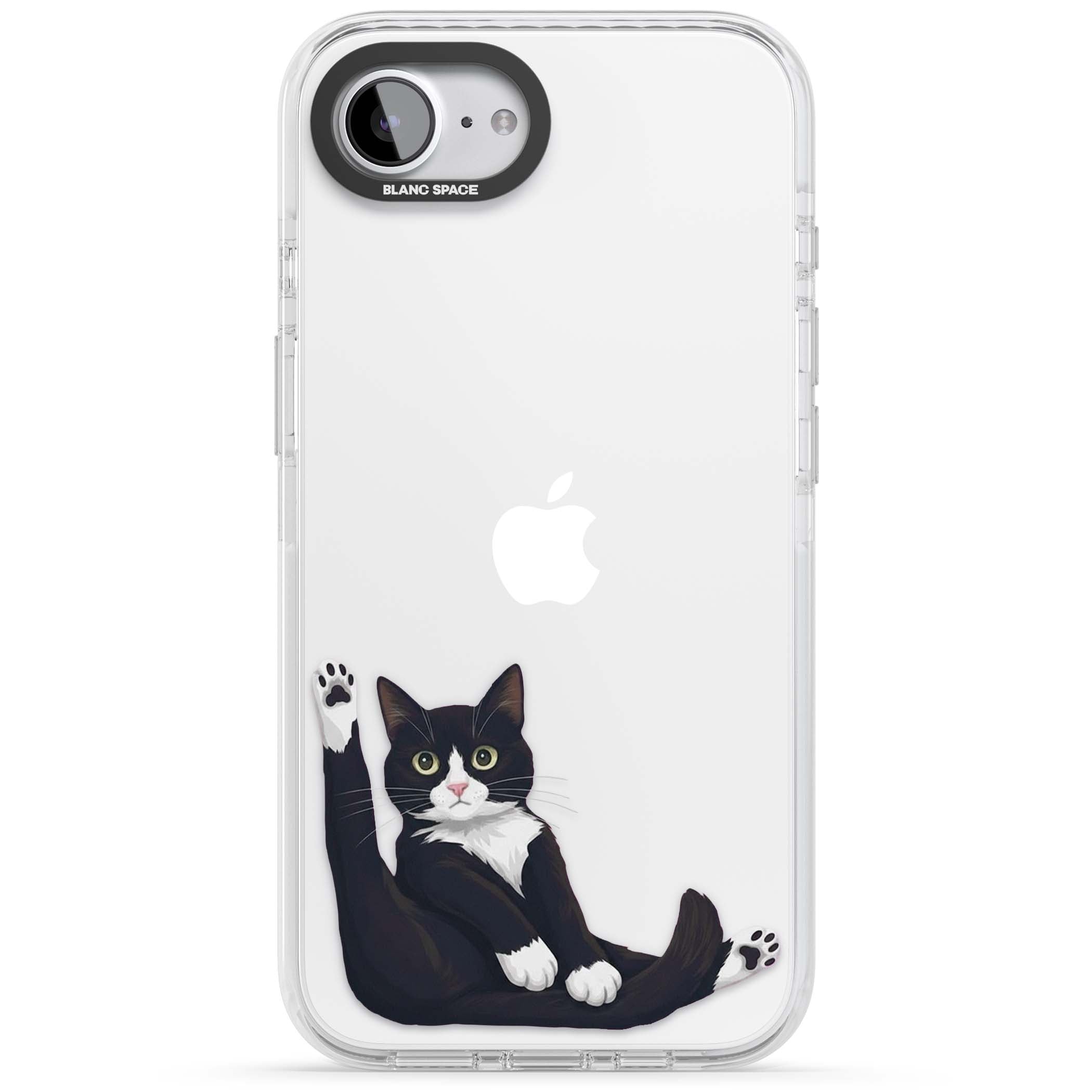 Mid-Groom Cat animals iPhone case | Clear Impact case for iPhone 16e, iPhone 17e
